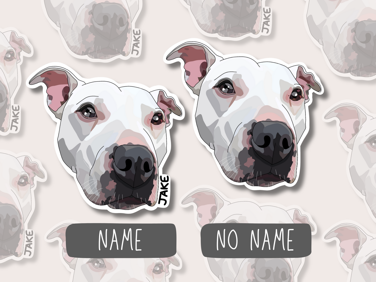 Custom Pet Portrait Sticker