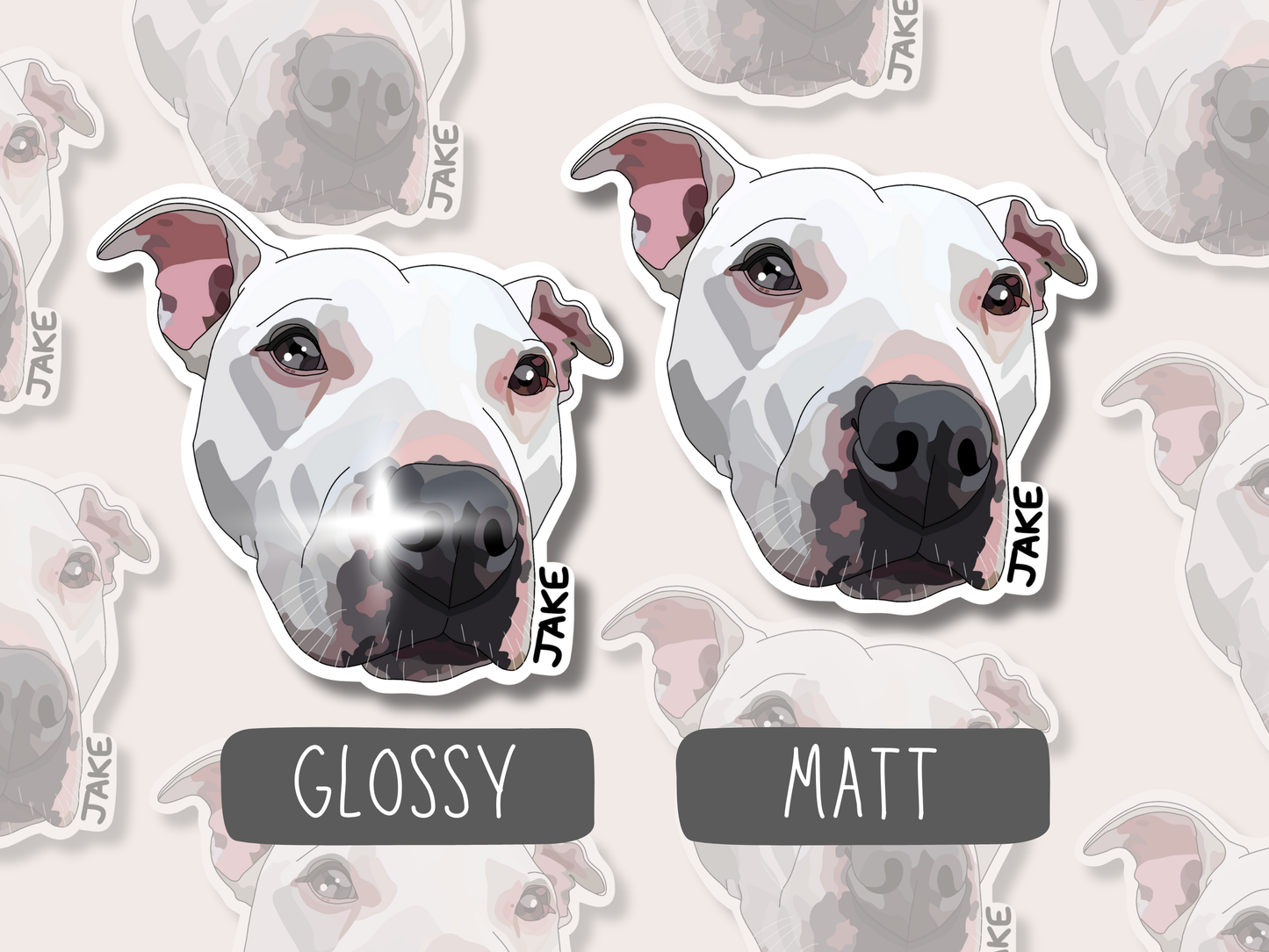 Custom Pet Portrait Bookmark & Sticker Bestseller Bundle