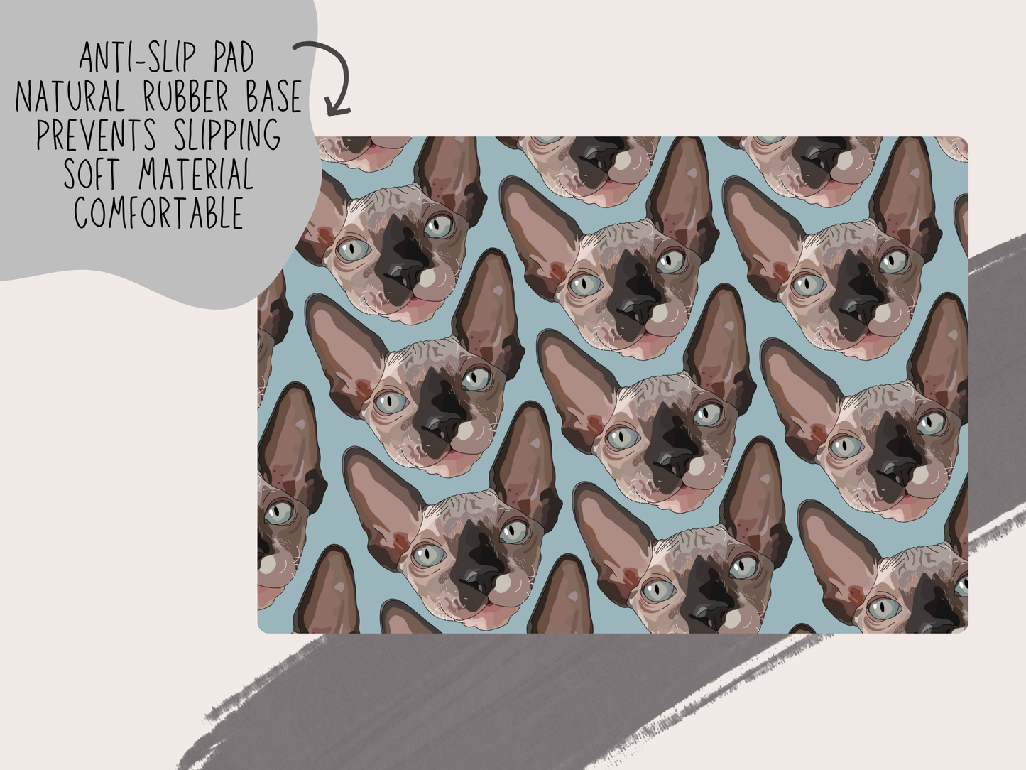 Custom Pet Portrait Mouse Pad