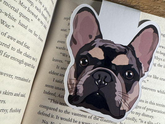 Custom Magnetic Pet Portrait Bookmark